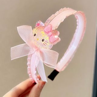 Băng đô Kuromi cho bé – Bản rộng mềm nhẹ, không siết đầu, phụ kiện hoạt hình dễ thương