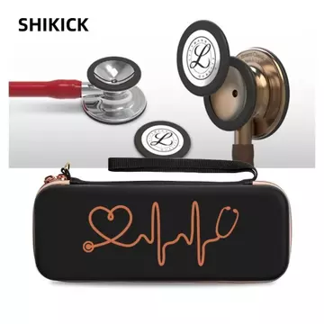 Ống nghe SHIKICK, Hộp lưu trữ di động EVA, Hộp đựng du lịch chống sốc đa chức năng cứng cho Littmann Classic III