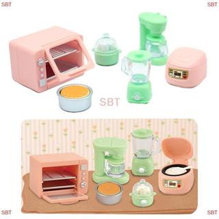 [SB] 1 Bộ 1: 12 Nhà búp bê Nồi cơm điện thu nhỏ Lò vi sóng Máy ép trái cây Máy hấp trứng Đồ dùng nhà bếp Trang trí mô hình Đồ chơi Phụ kiện nhà búp bê MỚI