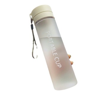 Cốc nước WEAVELYF, có dây buộc Chai nước thể thao dung tích lớn, Cốc nhựa trong suốt 800ML mờ di động ngoài trời