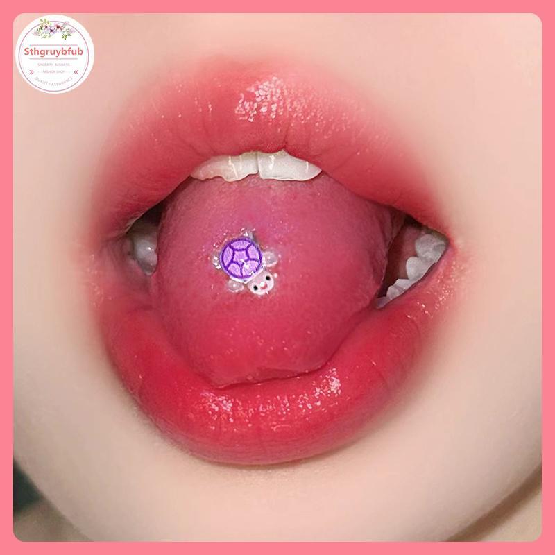 STHB - Bộ 5 Chiếc Dạ Quang Rùa Nhỏ bằng Nhựa Dễ Thương, Phù Hợp làm Trang Sức