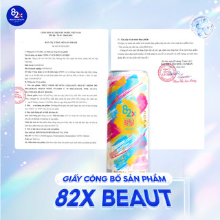 Pack 12 Lon Thực Phẩm Giải khát Bổ Sung Collagen 82X Beaut Vị Ổi Hồng (245ml/lon)