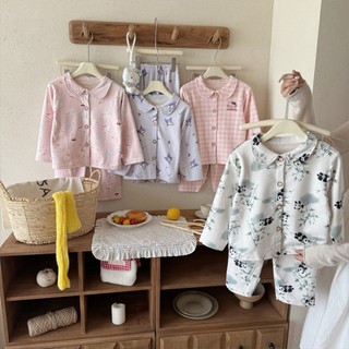 (6m-18Y) Bộ Đêm Gia Đình Ấm Áp Vải An Toàn Cao Cấp Loại A Bộ Đồ Ngủ Phù Hợp Với Trẻ Em Hoạt Hình Mùa Đông Loungewear