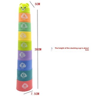 Giáo Dục Sớm Xếp Chồng Cốc Âm Nhạc Bộ Cốc Xếp Chồng Trí Thông Minh Trẻ Sơ Sinh Đồ Chơi Trẻ Em Nhận Thức Cho Bé
