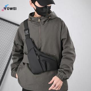 YOWEI Chống Trộm Nam Đóng Lắp Ngực Túi Giải Trí Da Phim Chống Thấm Nước Tam Giác Túi Đeo Ngang Ví Thể Thao Đi Xe Đạp Túi Đeo VN