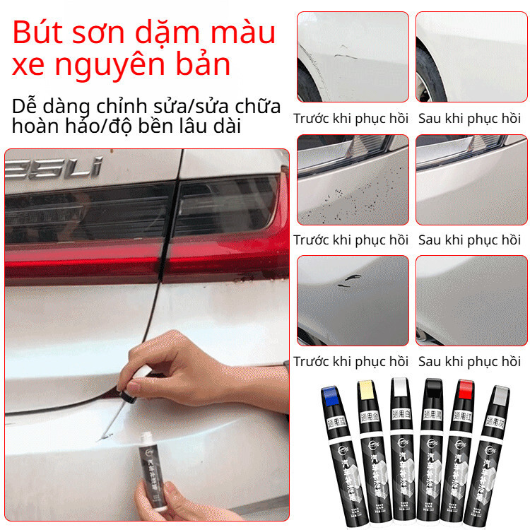 [Chỉ dành cho nữ] Bút sơn xe / Bút sơn xe màu gốc chính xác / Sửa chữa vết xước / Bút sơn xe màu gốc / Bút xóa vết xước xe chống ăn mòn