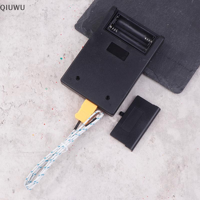 Đồng hồ đo nhiệt độ QIUWU TM-902C (-50C đến 1300C) TM902C Cảm biến nhiệt kế loại K kỹ thuật số + Đầu dò cặp nhiệt điện.