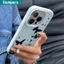 Ibumpers Ốp Điện Thoại Thẩm Mỹ Tối Giản Họa Tiết Bướm Silicon Mềm Chống Sốc Cho iPhone 11 12 13 14 15 16 17 Pro Max IP Plus