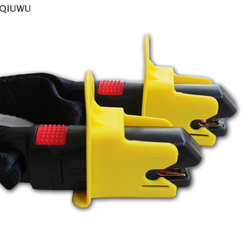 QIUWU 1 Cặp Ghế Ngồi Ô Tô ISOFIX Chốt Thắt Lưng Kết Nối Hướng Dẫn Rãnh Phụ Kiện An Toàn Ghế Nội Thất Ô Tô Cho Bé.