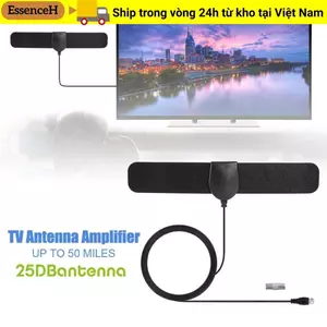 Ăng-ten HDTV ESSENCEH, Tăng cường tín hiệu Bộ thu TV 1080p, Kênh HD kỹ thuật số Bộ khuếch đại 4K trong nhà