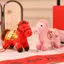 HFSHY Móc Chìa Khóa Ngựa Mini Mặt Dây Chuyền Móc Khóa Sang Trọng Đồ Chơi Ngựa Bộ Quà Tặng Cho Tốt Lu Trang Trí Nhà Dễ Thương Cung Hoàng Đạo Trung Quốc Trang Trí VN