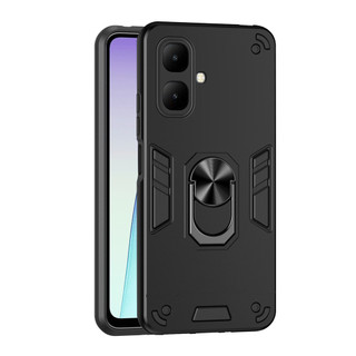 Dành Cho Tecno Spark Go 2 Ốp điện thoại Thiết Kế Chiến Binh Lưng Cứng Có Giá Đỡ Nhẫn Chống Sốc Mềm TPU Nâng Cạnh Mỏng Bao