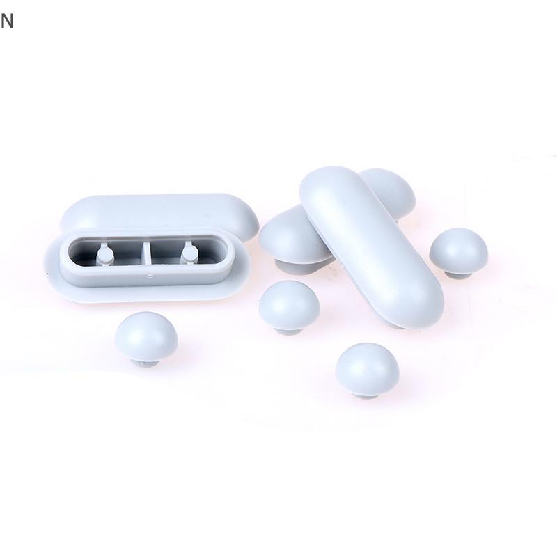 NS 4 Miếng Đệm Chống Trơn Trượt Bồn Cầu Đệm Đệm Bao Cả Ốp Lưng Phòng Tắm Nâng Bộ NS