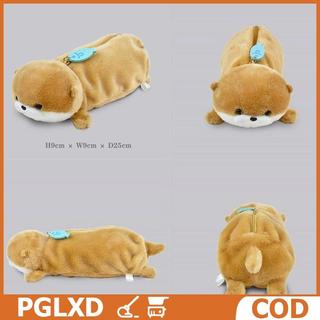 Dễ thương Rái cá sang trọng bút chì trường hợp phim hoạt hình động vật văn phòng phẩm lưu trữ túi