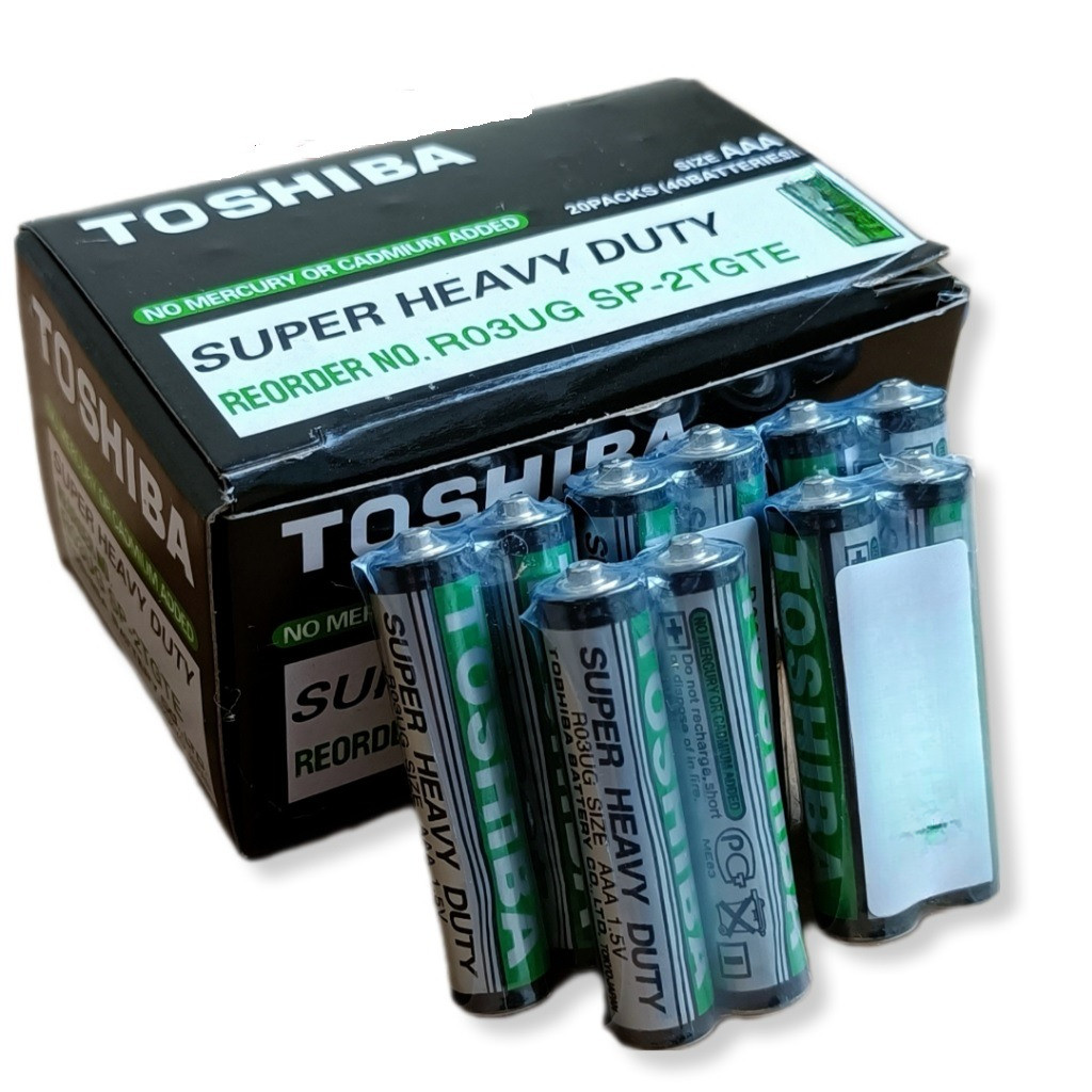 Pin Toshiba AAA Xanh (Cặp 2 Viên) Bền Bỉ, An Toàn, Dùng Cho Mọi Thiết Bị Gia Đình