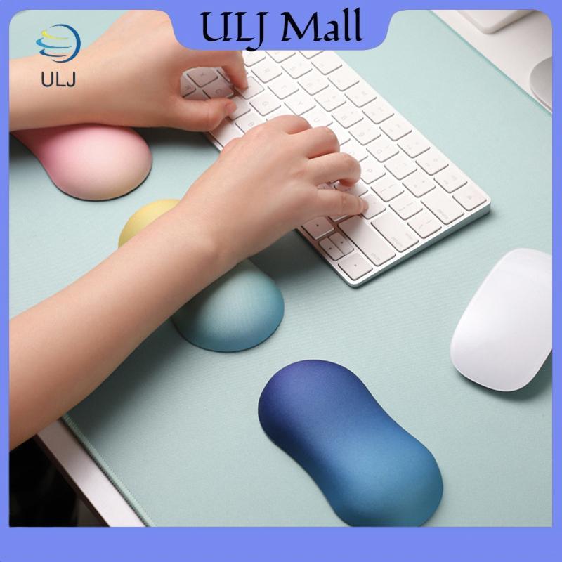 ULJ Để Bàn Chuột Để Bàn Cổ Tay Miếng Lót Chuột Silicon Bàn Phím Tay Mềm Đệm Cho Laptopputer PC Gối Cầm Tay Cho Sinh Viên Văn Phòng.