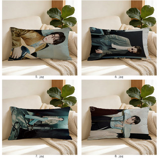 Vỏ gối hình chữ nhật bằng vải Polyester in một mặt Pop Boy Band Hàn Quốc, Vỏ gối ném, Trang trí nội thất, Quà tặng cho bạn bè và gia đình (Không bao gồm chèn gối).