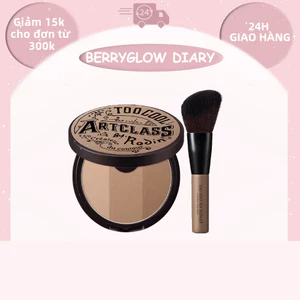 Too Cool for School 3-Color Contour Palette – Phấn Tạo Khối 3 Màu, Định Hình Khuôn Mặt, Tạo Độ Sâu và Làm Sáng Da