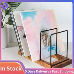 Giá đỡ LP Lưu trữ bản ghi Vinyl chắc chắn cho tối đa 75 chiếc, sắp xếp tất cả cổ điển yêu thích của bạn