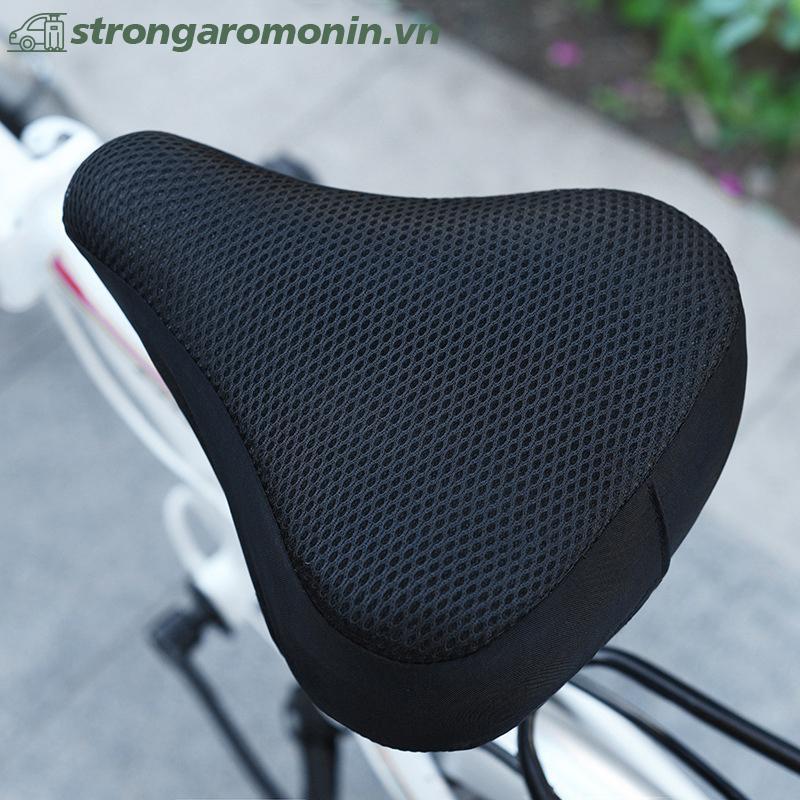 Yên Xe Đạp 3D Mềm Bọc Silicon Thoáng Khí, Thoải Mái Cho Xe Đạp ST