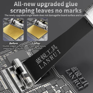 Lanrui 007S Lưỡi Lạnh CPU Lưỡi Cạnh Tranh CPU Cạp Sửa Chữa Keo Loại Bỏ CPU Delamination Keo Cắt Chip Prying Scraper