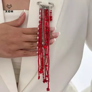 Dây Xích Đá Pha Lê Thổ Cẩm - Trang Sức Quần Áo Mốt Cho Tiệc [Mina]