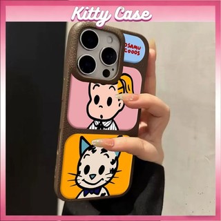 Cartoon Anime Nhật Hàn Hot Nhất, Ốp Lưng Iphone 11/12/13/XR/14/15/16/17/7/XR Pro Max Plus Da Thật Vòng Tròn Cao Cấp