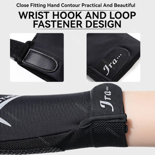 Găng Tay Đi Xe Đạp UPF50+ Mùa Hè, Chống Trơn, Chống UV, Mỏng Nhẹ, Phù Hợp Với Màn Hình Cảm Ứng
