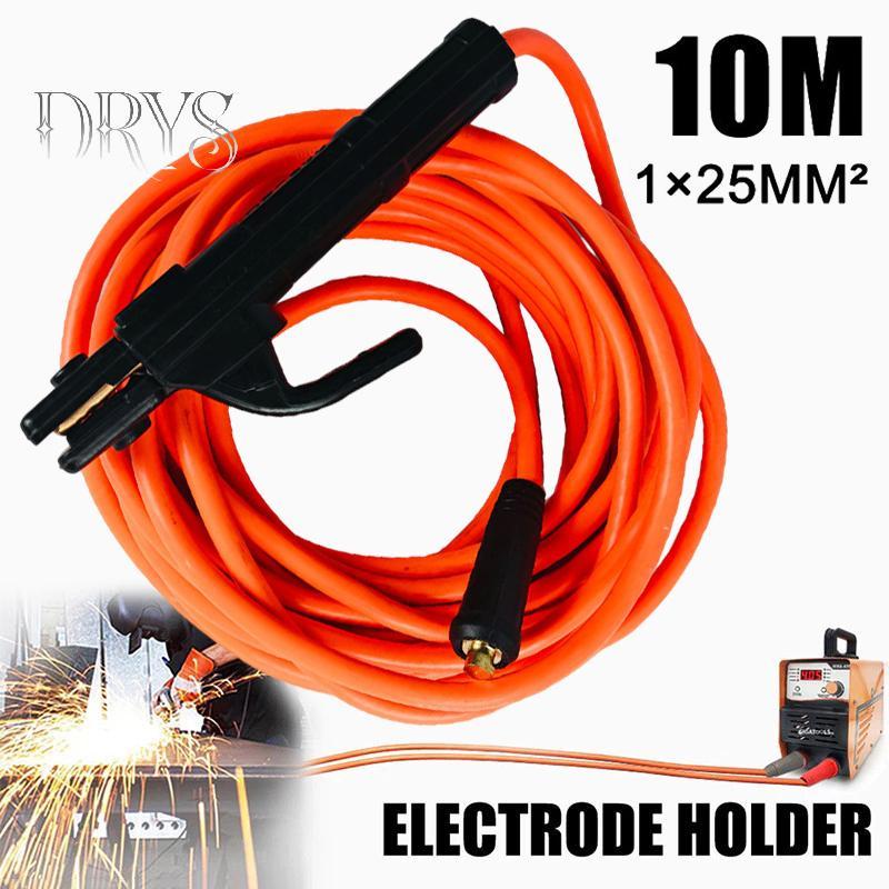 Cáp dây hàn 300cm-10M 300A 10 mét, giá đỡ điện cực, phụ kiện thay thế kẹp đất máy hàn, đồng