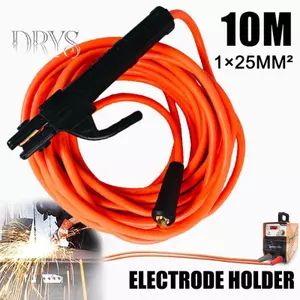 Cáp dây hàn 300cm-10M 300A 10 mét, giá đỡ điện cực, phụ kiện thay thế kẹp đất máy hàn, đồng