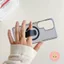 Khe cắm thẻ đơn giản Giá đỡ mềm Vỏ điện thoại từ tính cho iPhone 17 Pro Max Air 16 15 14 13 Pro Max 16ProMax 15ProMax Vỏ sương mù băng mờ Vỏ mềm có thể chèn trong suốt
