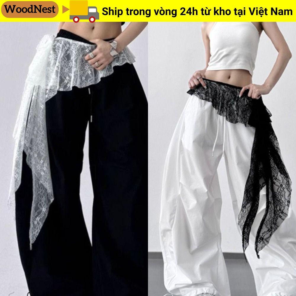 Váy Mini ren WOODNEST, váy xòe xù thêu hoa, phong cách Y2K Harajuku, lưng cao, xếp ly