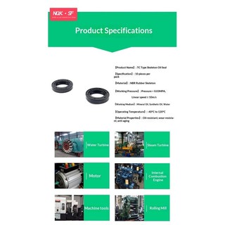 10 CÁI NQK bộ xương phớt dầu 20 * 40 / 41 / 42 / 44 / 45 / 46 * 4 / 5 / 6 / 7 / 8 / 10 / 12 / TC / G loại, chất lượng tốt
