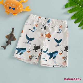 MG-Toddler Bé Trai Mùa Hè Quần Bơi Cua Bạch Tuộc In Nhanh Khô Bơi Ban Quần Short Đi Biển
