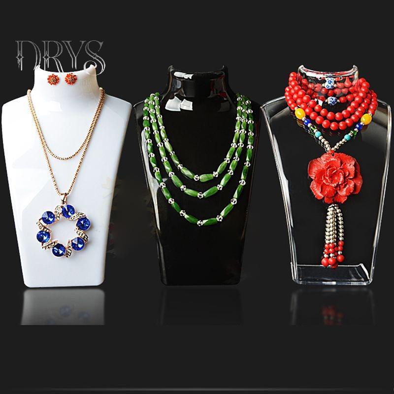(TFT) 4 Màu Acrylic Mannekyn Trưng Bày Trang Sức và Bông Tai MỚI