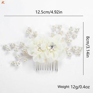 Lược Tóc Trụ Hợp Kim Thanhh lịch với Ngọc Trai, Phụ Kiện Perfect cho Tiệc Của Bạn