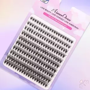 Phần mở rộng cụm lông mi riêng lẻ DIY - Lông mi dài lộn xộn cho vẻ ngoài tự nhiên