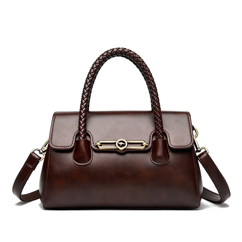 Authentic women's bag, new handbag, large-capacity shoulder bag, high-quality, stylish, simple, versatile crossbody bag