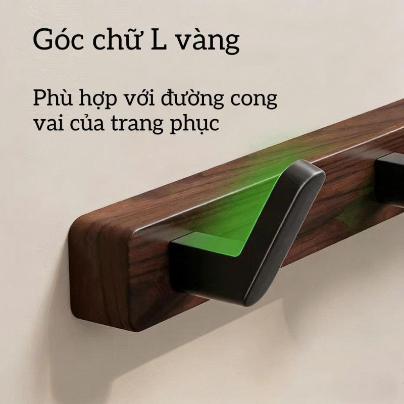 Móc Dán Tường Cao Cấp Chất Liệu Nhôm Hàng Không - Móc Treo Quần Áo Chịu Lực Mạnh, Không Khoan