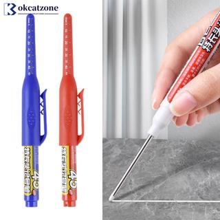 OKCATZONE 45mm Đầu Dài Nib Lỗ Sâu Đánh Dấu Bút Mực Chống Thấm Nước Sơn Dầu Bút Trang Trí Dòng Vẽ Bút C1S5