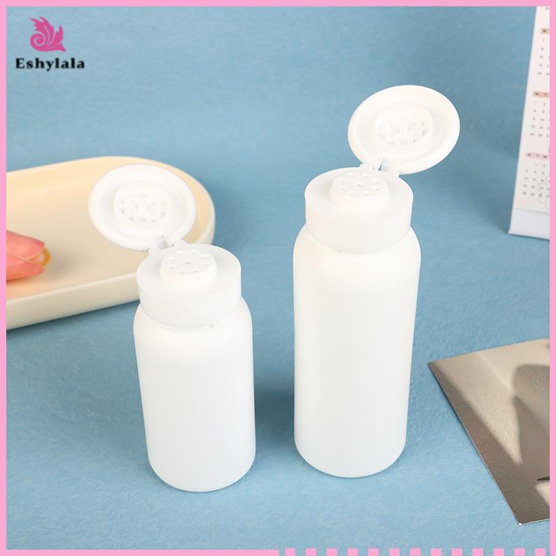 Eshylala 1 CÁI 30 / 50 / 100 / 150g Chai bột Talcum có thể đổ lại Hộp đựng bột mỹ phẩm Hộp đựng bột nhựa Chai rỗng [MỚI]