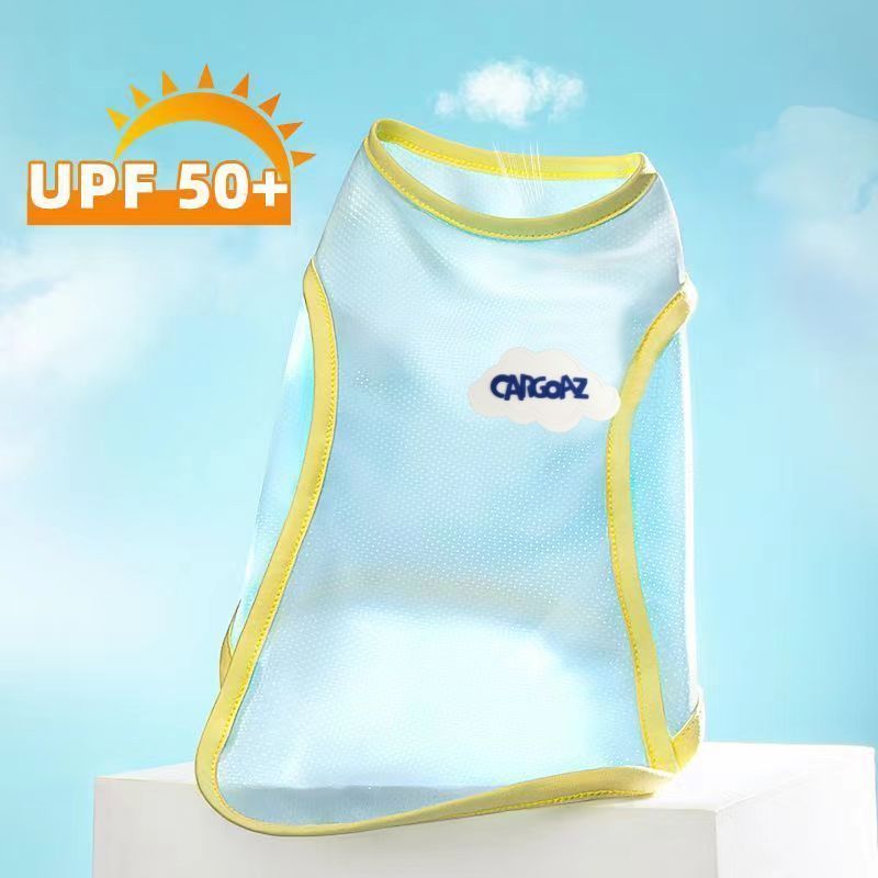 Phong Cách Mỏng Mùa Hè Mèo Quần Áo Chó Quần Áo Mùa Xuân Mùa Hè Phong Cách Gấu Băng Lụa Chó Vest Teddy Bichon Quần Áo Thú Cưng