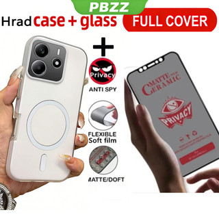 Vỏ kính cường lực chống riêng tư bằng gốm sứ 2 trong 1 màu thạch cho REDMI NOTE 13 14 4G REDMI NOTE 13 15 14 PRO plus 5G Vỏ điện thoại thiết kế mới thẩm mỹ GDMKFBS03