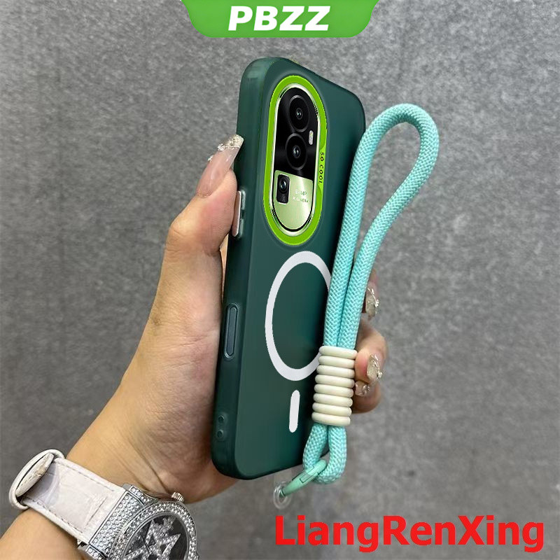 Ốp Lưng Cho OPPO RENO 10 pro 5G Reno10 5G Vỏ Điện Thoại Vỏ Cứng TPU Bảo Vệ Chống Sốc Thiết Kế Mới Thẩm Mỹ Từ Có Dây Buộc CYDTGSBS01