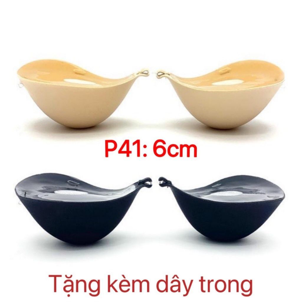 ÁO BRA DÁN NÂNG NGỰC SILICON CÀI TRƯỚC KHÔNG GỌNG HÌNH BÀN TAY P2779 BC_CHIC LINGERIE - Sam Botique