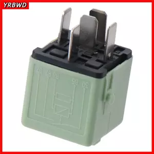 YRBWD 61368373700, Rơle bơm kim loại 5 chân màu xanh lá cây 12VDC V2314-K59-X312, Rơle bơm kim loại 5 chân bằng nhựa bền để chọn BMW