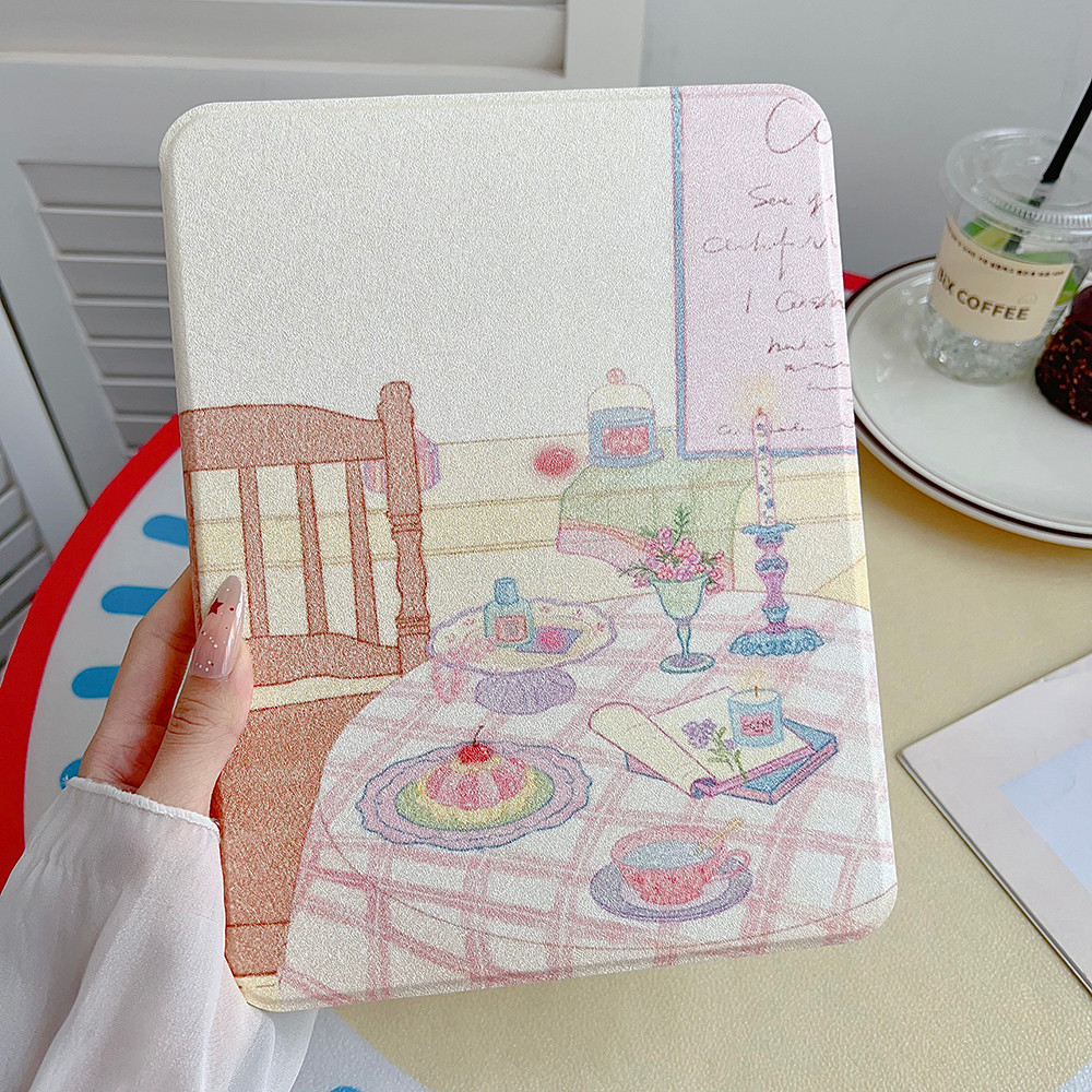 Vỏ Mềm Bàn Da Gấp Chữ Y Mini6 Mini7 A17Pro IPad 5 6 7 8 9 10 11 12 A19 A16 Air 2 3 4 5 6 7 Air 11 "13" M2 M3 M4 2026 Pro11 2020 2021 2022 Pro13 Khe cắm bút chì M4 M5