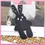 MYPANDA Da Thỏ Xe Móc Khóa Túi Mặt Dây Chuyền Handmade Charm Cá Tính Hợp Thời Trang Bé Gái Túi Quà Tặng Phụ Kiện.