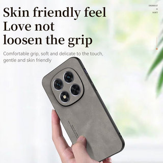 Áp dụng cho 	Xiaomi Redmi Note 15 Pro + 2510ERA8BG NOTE 15 PRO PLUS Vỏ da cừu cao cấp, làm bằng vỏ cứng thân thiện với da, vỏ điện thoại chống rơi và hấp thụ sốc