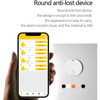 【COD】Thiết bị chống mất hình tròn Bluetooth 5.0 cho người cao tuổi và trẻ em, nhỏ gọn, thời gian chờ lâu, an toàn.